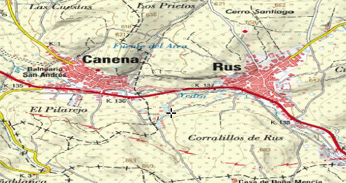 Albarrada del Camino de la Frajana - Albarrada del Camino de la Frajana. Mapa