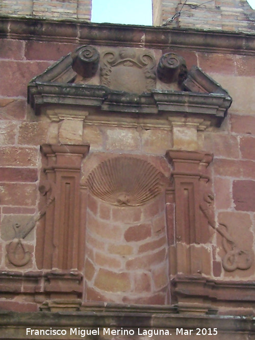 Fachada de la Ermita del Cortijo de San Nicols - Fachada de la Ermita del Cortijo de San Nicols. Hornacina