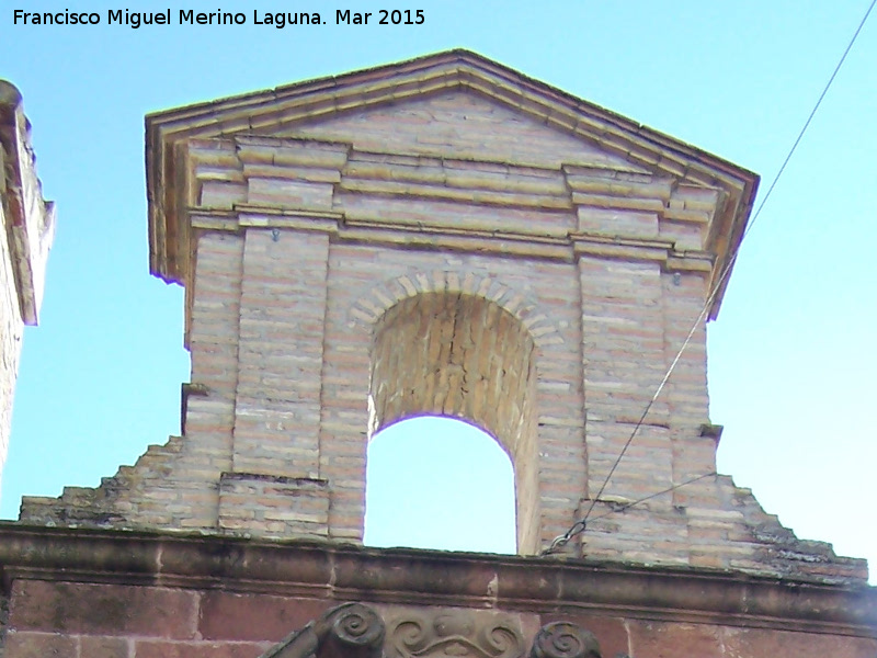 Fachada de la Ermita del Cortijo de San Nicols - Fachada de la Ermita del Cortijo de San Nicols. Espadaa