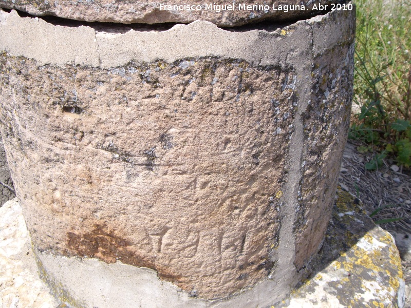 Rollo de los Colgados o de los Ganchos - Rollo de los Colgados o de los Ganchos. Restos de inscripciones