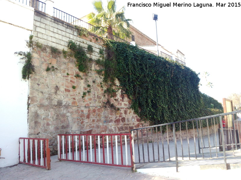 Paseo del Aceite - Paseo del Aceite. Antiguo muro de contencin de la Iglesia