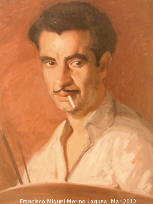 Museo Cerezo Moreno - Museo Cerezo Moreno. Retrato de Manuel Serrano Cuesta. Cuadro de Francisco Cerezo Moreno de 1958.