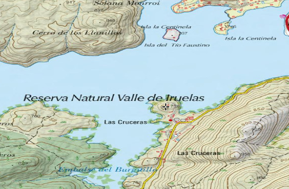 Cerro del Enebral - Cerro del Enebral. Mapa