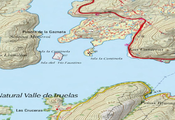 Isla la Centinela - Isla la Centinela. Mapa
