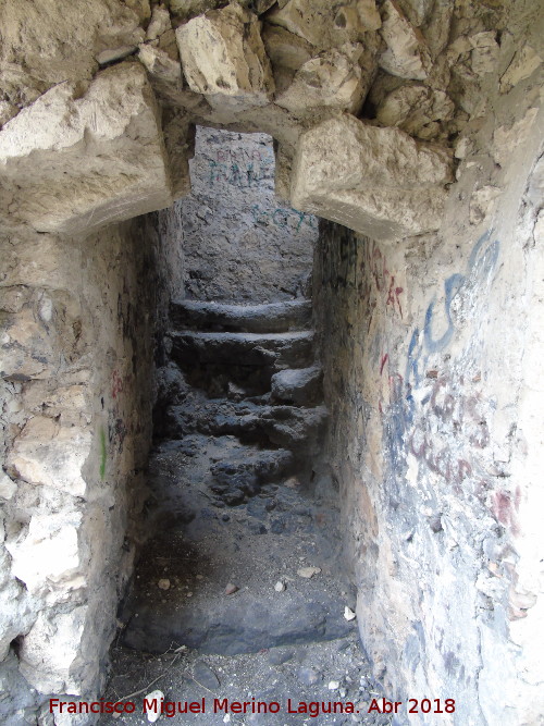 Castillo de Barcience - Castillo de Barcience. Escaleras