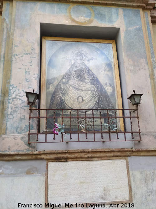 Pilar del Triunfo - Pilar del Triunfo. Virgen de las Angustias