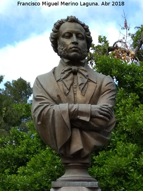 Busto de Pushkin - Busto de Pushkin. Busto