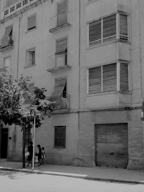 Calle Arquitecto Berges - Calle Arquitecto Berges. Foto antigua