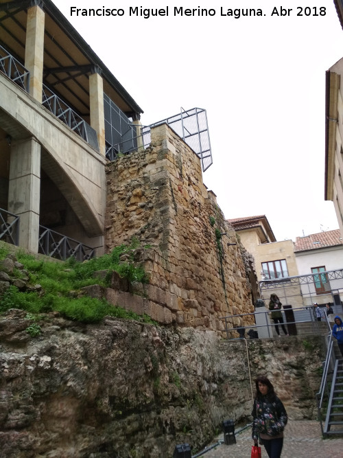 Muralla de Salamanca - Muralla de Salamanca. Muralla en la Cueva de Salamanca