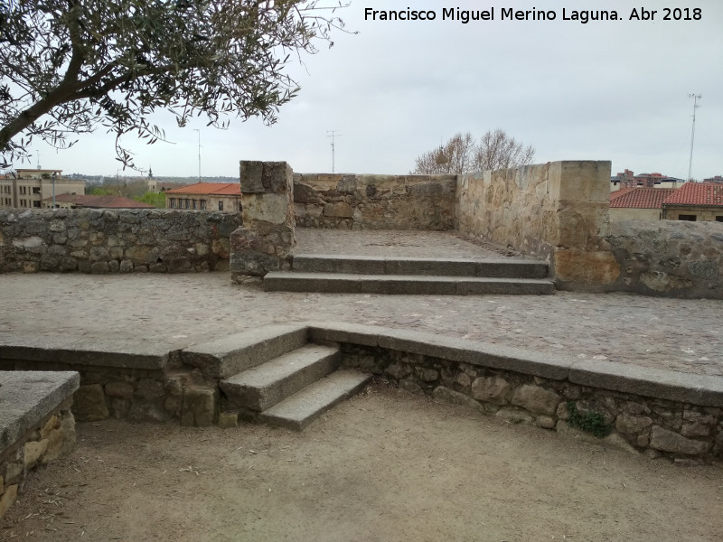 Muralla de Salamanca - Muralla de Salamanca. Azotea de torren. Huerto de Calixto y Melibea