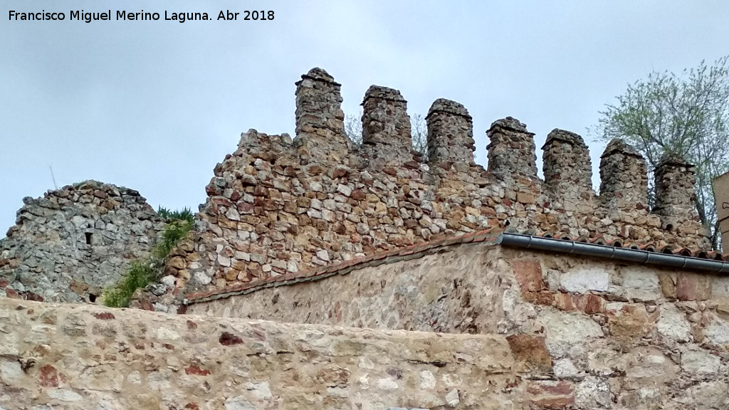 Muralla de Salamanca - Muralla de Salamanca. El nico tramo que conserva sus almenas