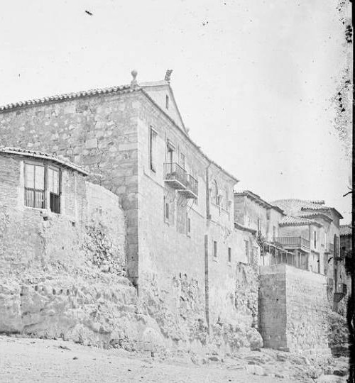 Casa Lis - Casa Lis. Antes de que existiera por su parte trasera despues del hospicio 1889. Autor J. Laurent y Ca