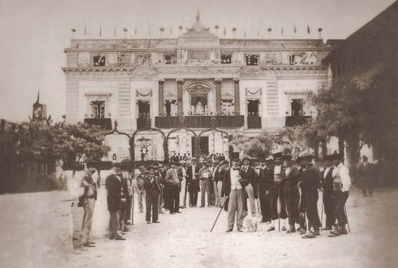 Antiguo Banco de Espaa - Antiguo Banco de Espaa. Antiguo Ayuntamiento 1862
