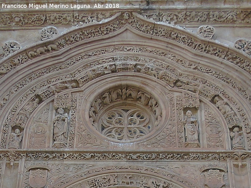 Catedral Nueva. Portada de Ramos - Catedral Nueva. Portada de Ramos. Rosetn