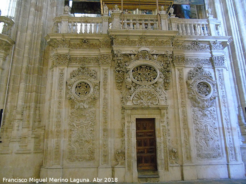 Catedral Nueva. Coro - Catedral Nueva. Coro. Puerta del lado de la Epstola