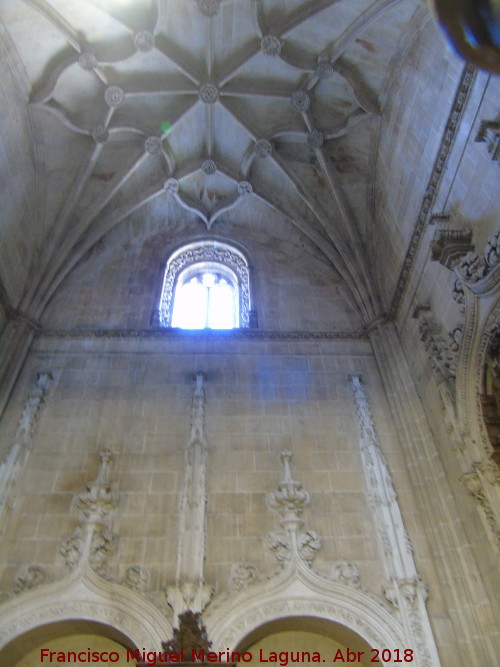 Catedral Nueva. Capilla de la Virgen de la Cabeza - Catedral Nueva. Capilla de la Virgen de la Cabeza. Bveda de crucera