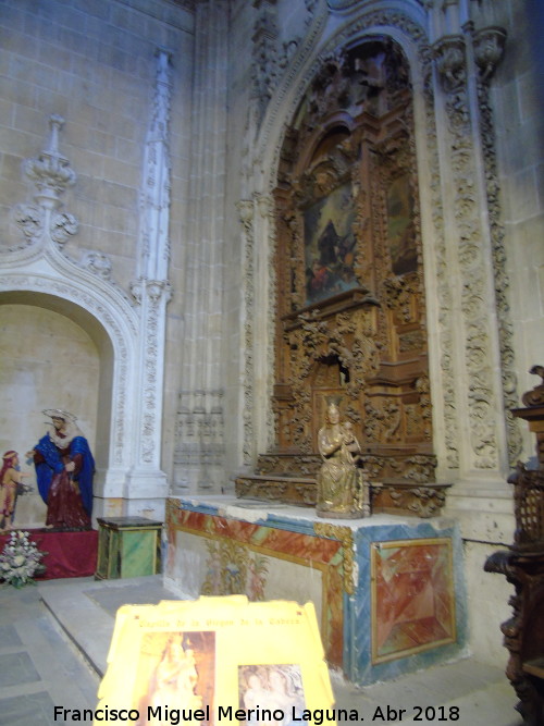 Catedral Nueva. Capilla de la Virgen de la Cabeza - Catedral Nueva. Capilla de la Virgen de la Cabeza. Retablo