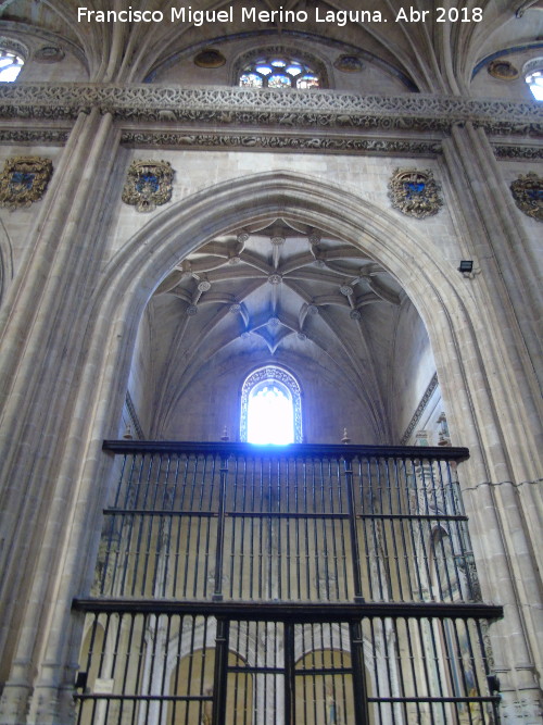 Catedral Nueva. Capilla de la Virgen de Lourdes y San Tirso - Catedral Nueva. Capilla de la Virgen de Lourdes y San Tirso. 