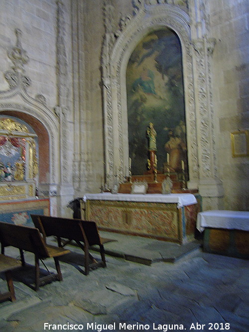 Catedral Nueva. Capilla de la Virgen del Pilar - Catedral Nueva. Capilla de la Virgen del Pilar. Altar