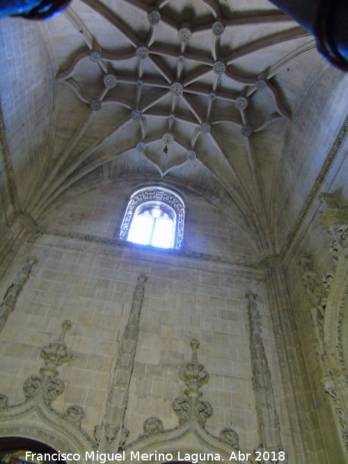 Catedral Nueva. Capilla de la Virgen del Pilar - Catedral Nueva. Capilla de la Virgen del Pilar. Bveda de crucera