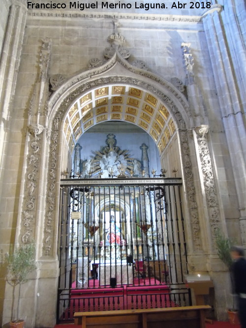 Catedral Nueva. Capilla de San Jos - Catedral Nueva. Capilla de San Jos. Acceso a la Capilla de la Piedad