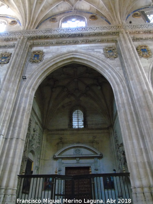 Catedral Nueva. Capilla de la Puerta de la Sacrista - Catedral Nueva. Capilla de la Puerta de la Sacrista. 