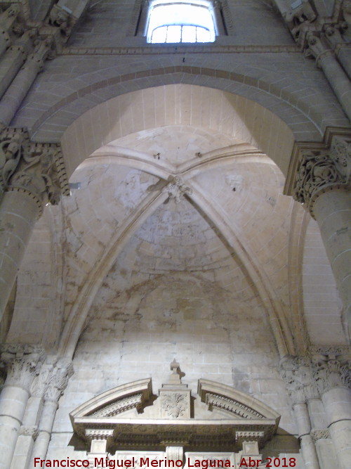 Catedral Vieja. Nave del Evangelio - Catedral Vieja. Nave del Evangelio. Bveda de crucera