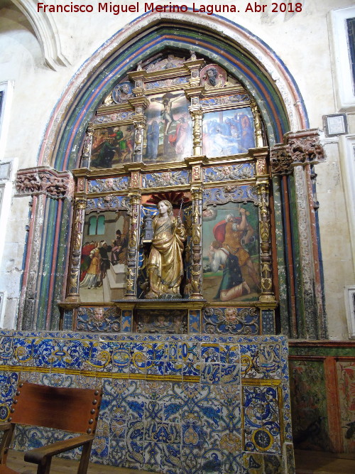 Catedral Vieja. Capilla de Santa Brbara - Catedral Vieja. Capilla de Santa Brbara. Retablo