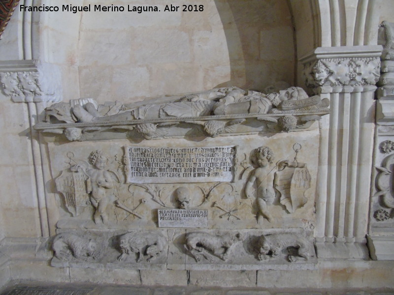 Catedral Vieja. Capilla Anaya - Catedral Vieja. Capilla Anaya. Sepulcro