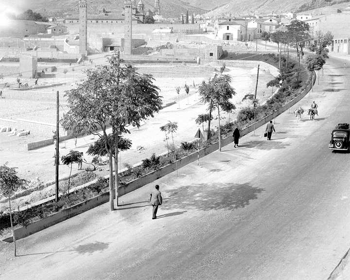 Avenida de Granada - Avenida de Granada. Foto antigua. Felipe Arche