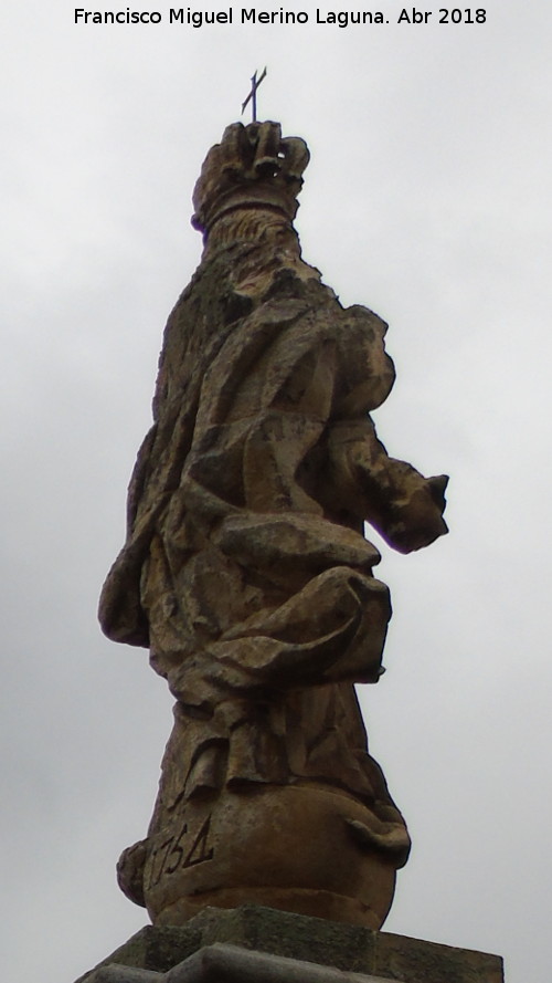La Clereca - La Clereca. Estatua y ao 1754