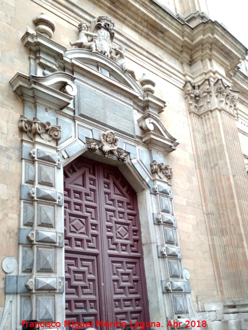 Convento de las Agustinas e Iglesia de la Pursima - Convento de las Agustinas e Iglesia de la Pursima. Portada de la Iglesia de la Pursima