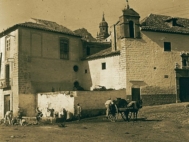 Fuente de Don Diego - Fuente de Don Diego. Foto antigua