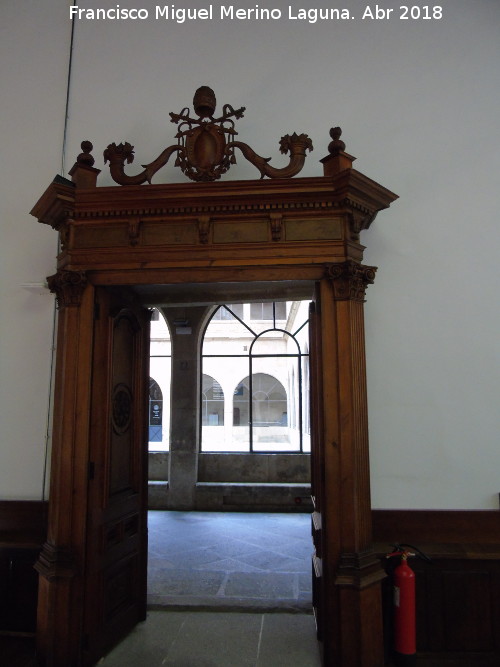 Escuelas Mayores. Aula Francisco de Vitoria - Escuelas Mayores. Aula Francisco de Vitoria. Puerta