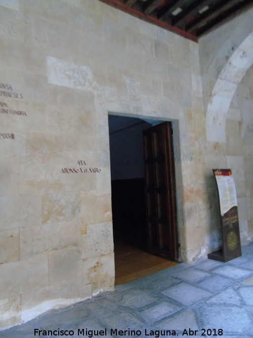 Escuelas Mayores. Aula Alfonso X el Sabio - Escuelas Mayores. Aula Alfonso X el Sabio. 