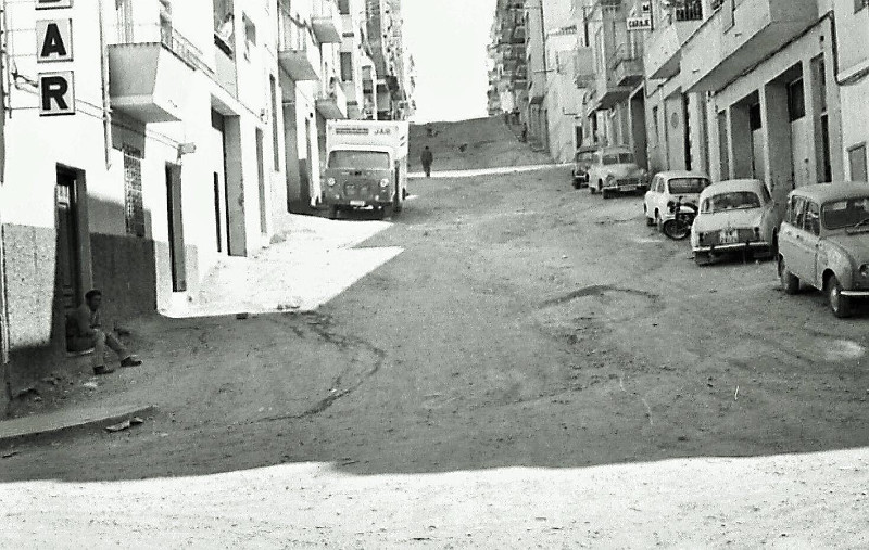 Calle Maestro Cebrin - Calle Maestro Cebrin. Foto antigua