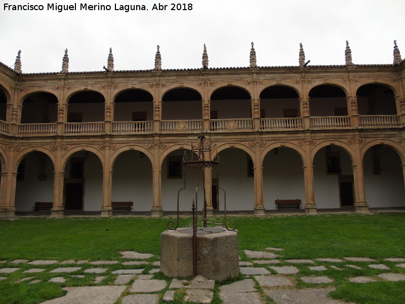 Colegio del Arzobispo Fonseca - Colegio del Arzobispo Fonseca. Patio y pozo