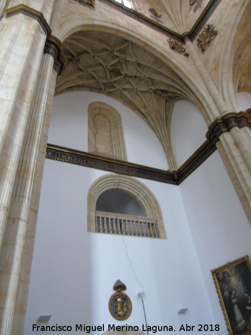 Colegio del Arzobispo Fonseca - Colegio del Arzobispo Fonseca. Capilla lateral