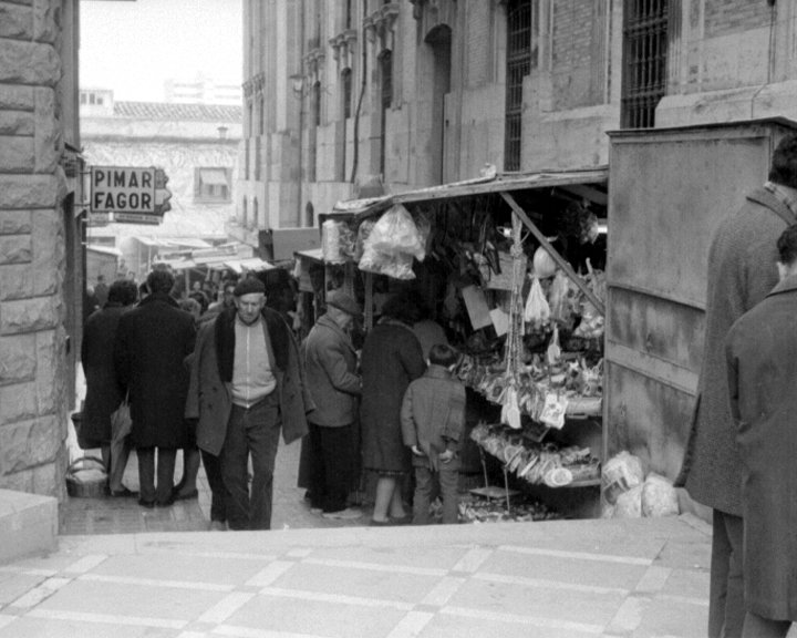 Mercado de San Francisco - Mercado de San Francisco. Foto antigua