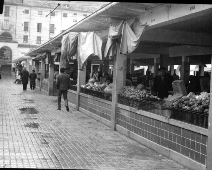 Mercado de San Francisco - Mercado de San Francisco. Foto antigua aos 60
