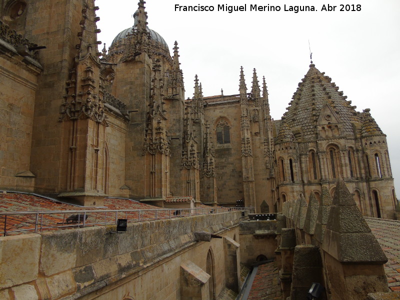 Catedral Vieja. Pasarela hacia la Torre del Gallo - Catedral Vieja. Pasarela hacia la Torre del Gallo. 