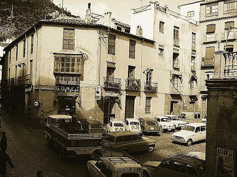 Plaza Cervantes - Plaza Cervantes. Foto antigua