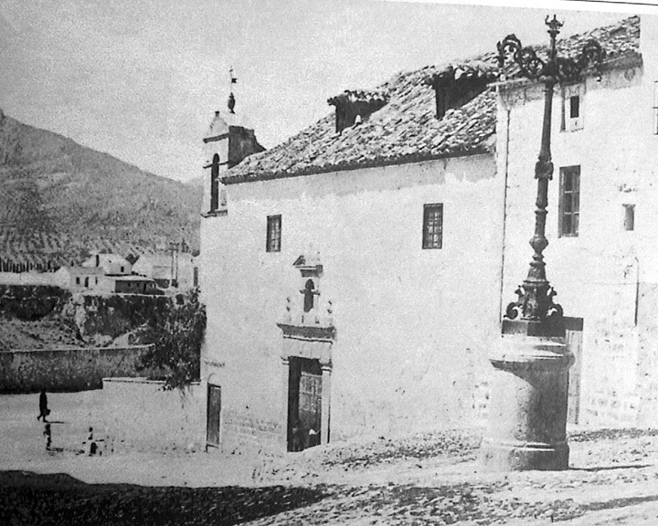 Plaza de San Flix - Plaza de San Flix. Foto antigua