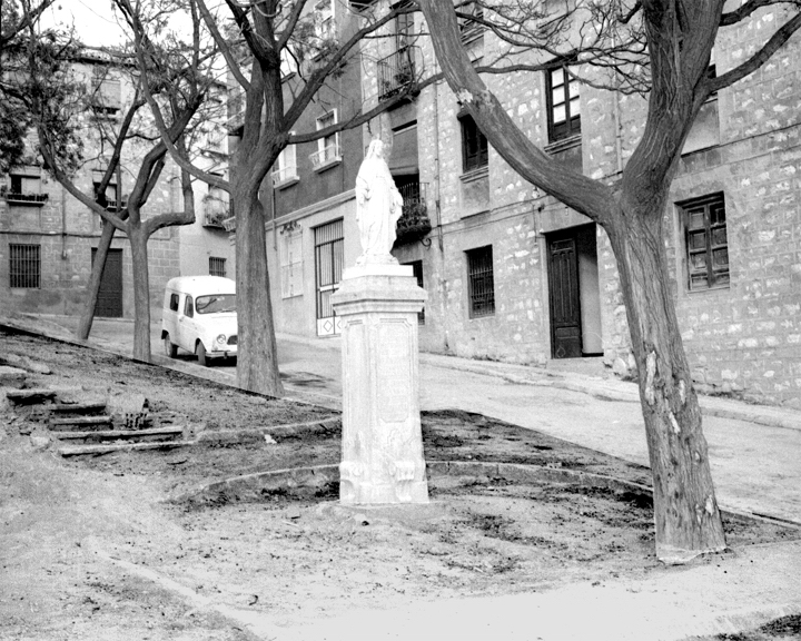 Plaza de San Flix - Plaza de San Flix. Foto antigua