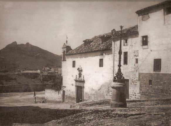 Plaza de San Flix - Plaza de San Flix. Foto antigua