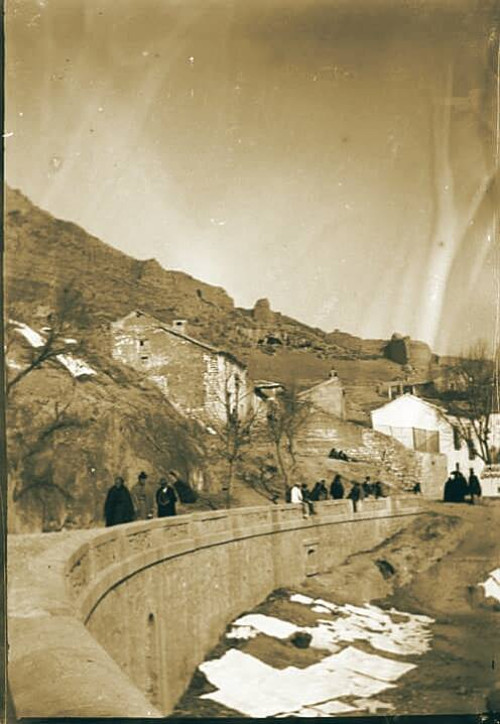 Puente de Santa Ana - Puente de Santa Ana. Foto antigua