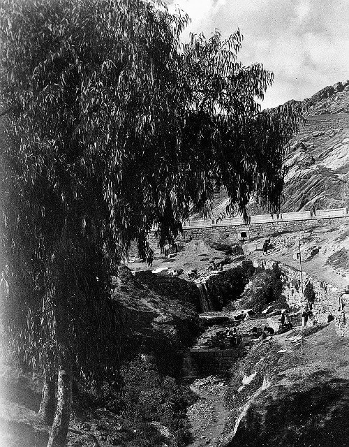 Puente de Santa Ana - Puente de Santa Ana. Foto antigua. Archivo IEG