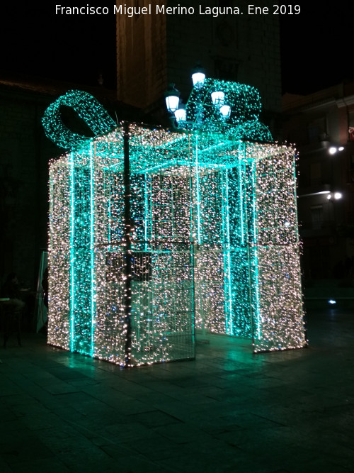 Plaza de San Ildefonso - Plaza de San Ildefonso. Decoracin navidea