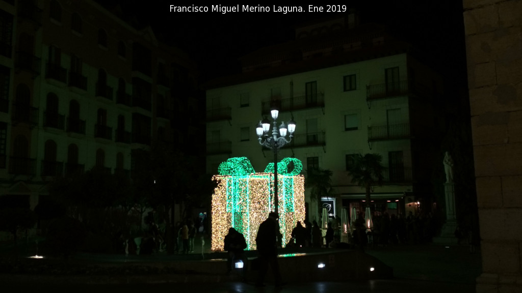 Plaza de San Ildefonso - Plaza de San Ildefonso. Decoracin navidea