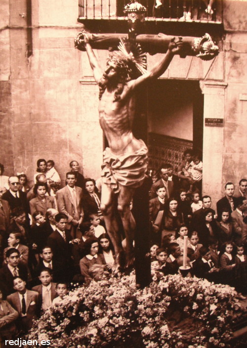 Semana Santa - Semana Santa. Cristo de la Expiracin. Aos 40. Foto de Jos Ortega